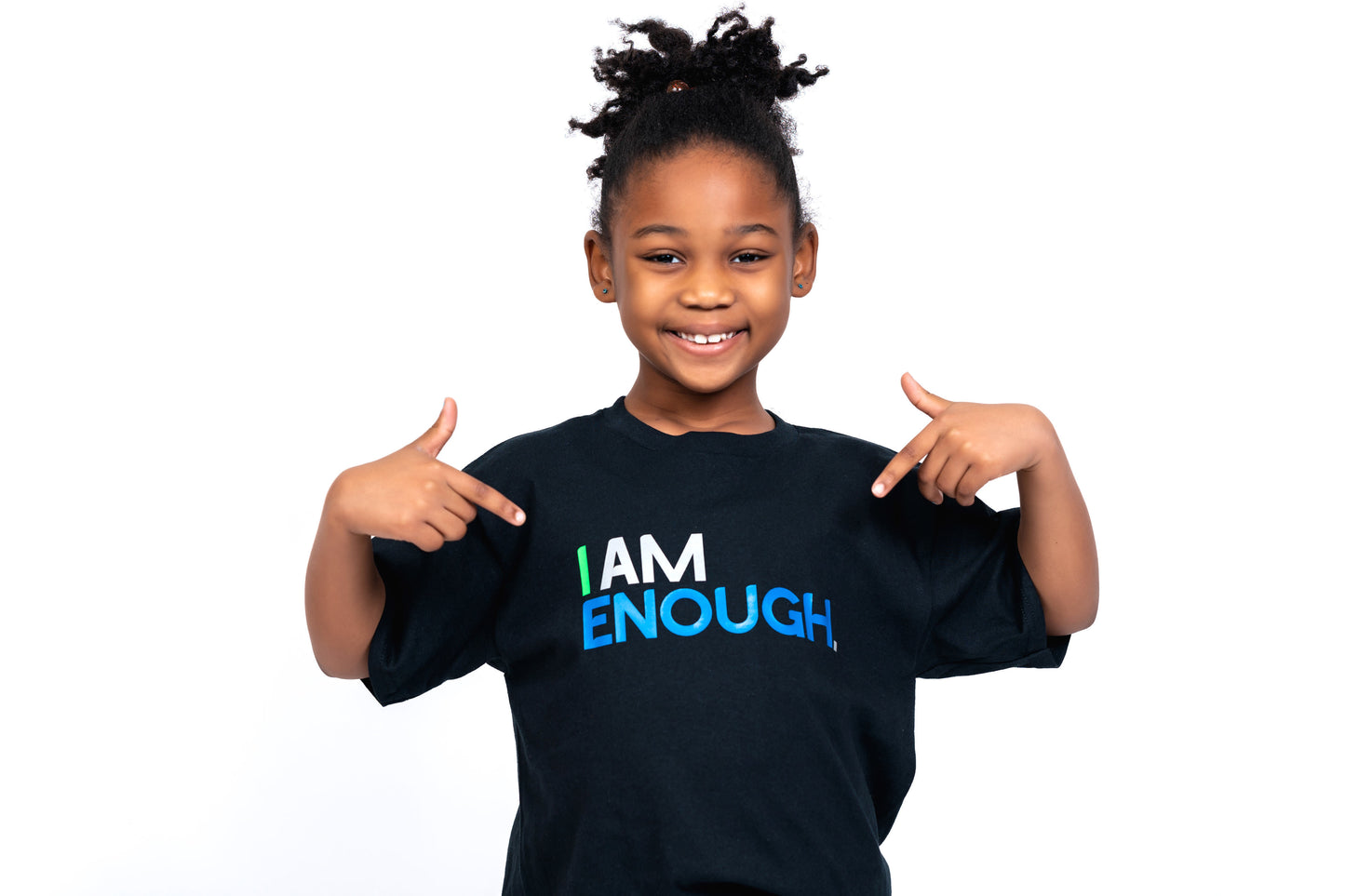 I Am Enough Tee - Black (Youth)