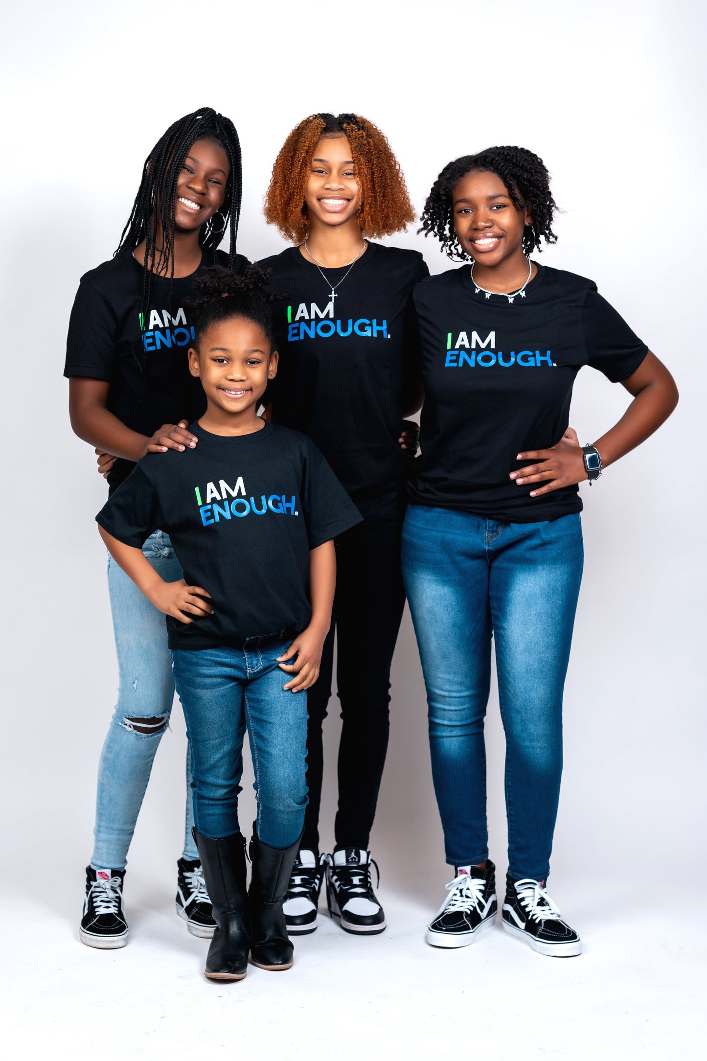 I Am Enough Tee - Black